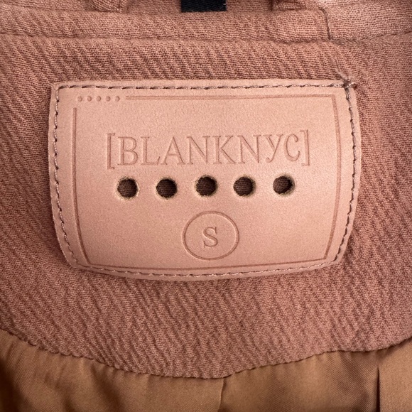 Blank NYC Moto Jacket Women’s Small Brown Biker Zip - Picture 5 of 7